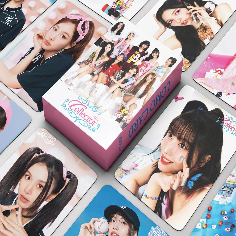 Kpop TWICE 4TH WORLD TOUR Lomo Cards New Photo Album The Feels High Quality Photocard New Arrivals