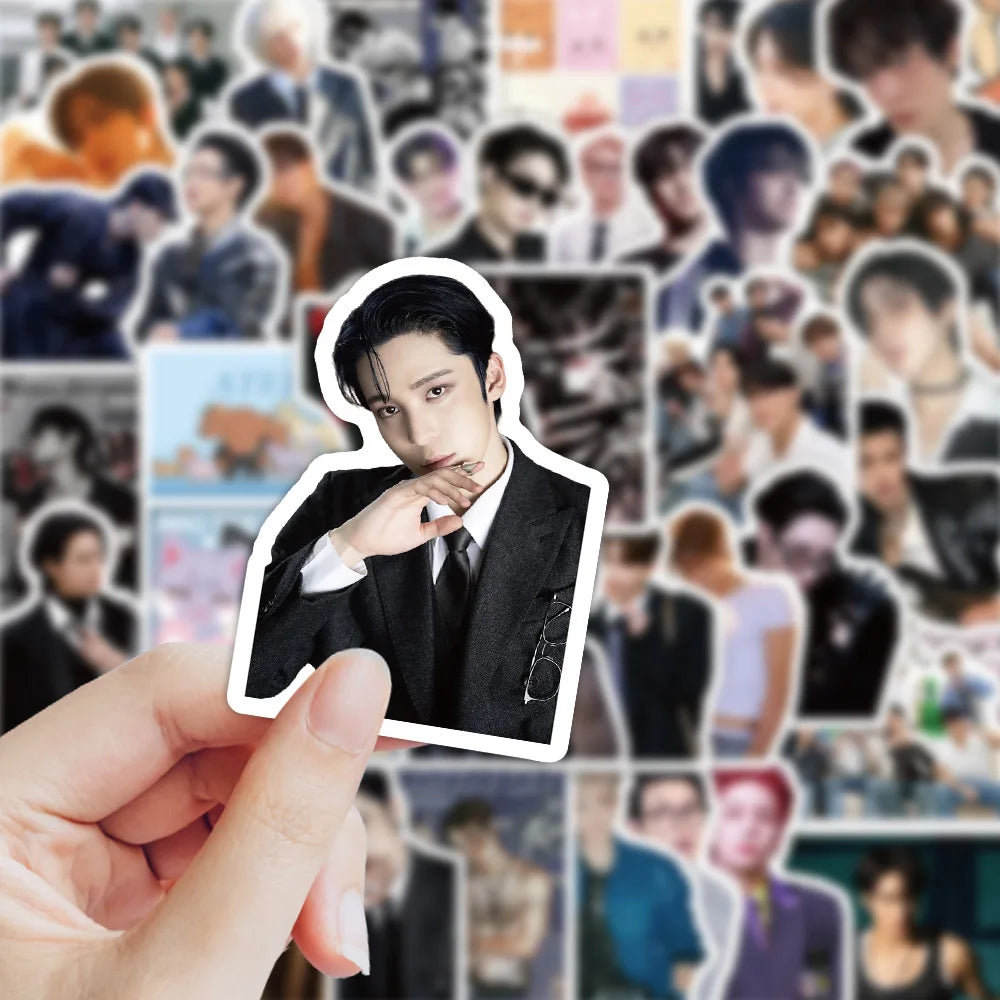 70PCS Kpop Idol Sticker ATEEZ Korean Boy Group Stickers DIY Luggage Laptop Phone Guitar Skateboard Waterproof Decals Toys Gifts