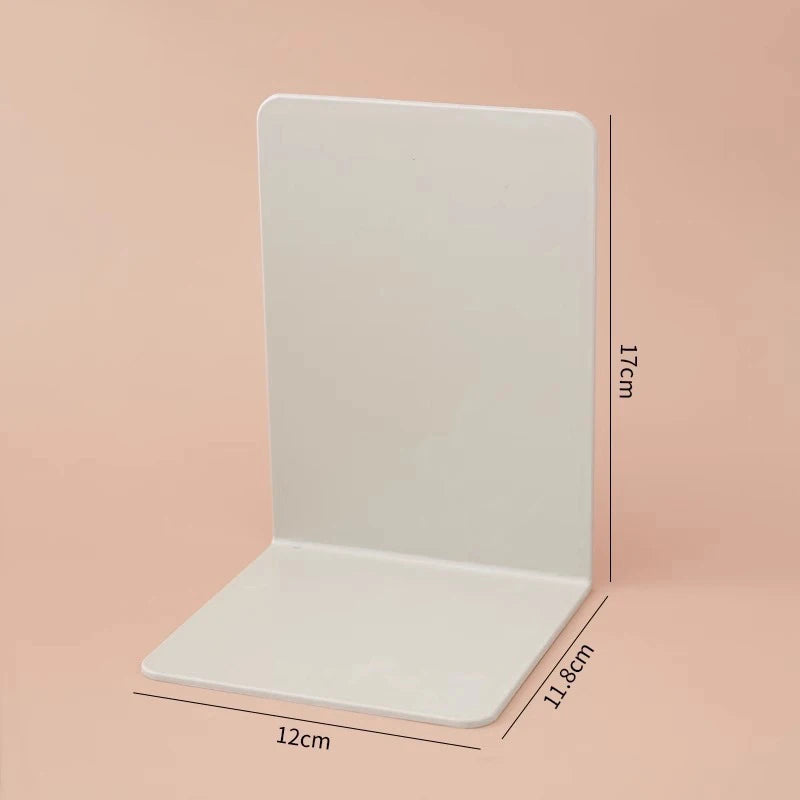 Desktop Organizer L-shaped Desk Bookends Durable Display Book Stand Simple INS Book Support Rack Minimalism