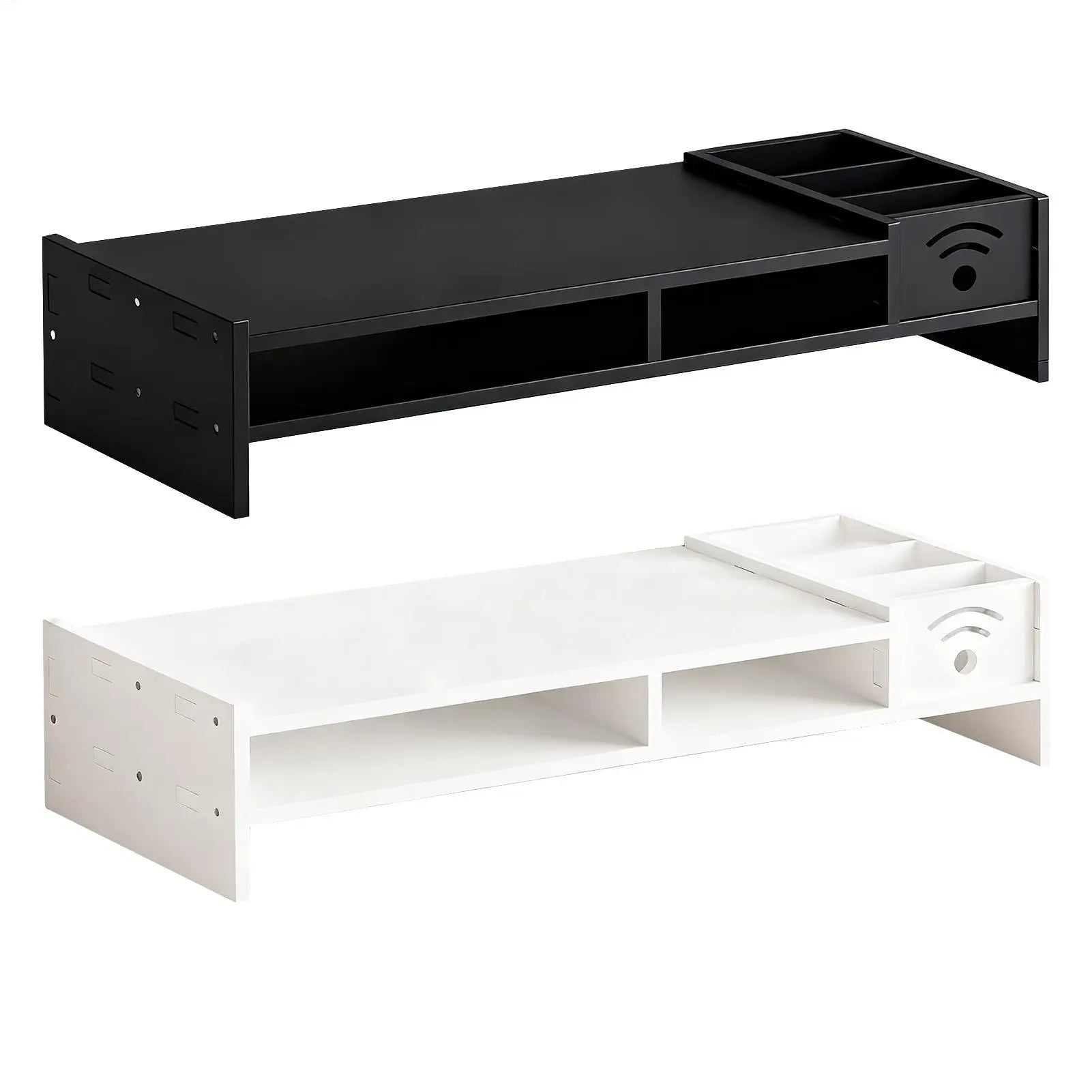 Monitor Stand Riser 2-Tier Ergonomic Shelf 4.3 Inch Height Monitor Riser with Storage Organizer Monitor Stand for Desk Laptop