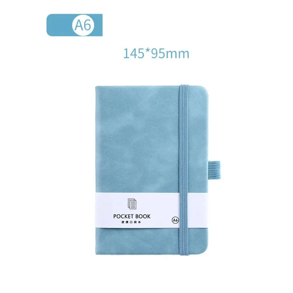Sketchbook A6/A7 A6/A7 Pocket Notepad with Elastic Band Portable Portable Mini Notebook Anti Ink Leakage 5 Colors Taking Notes