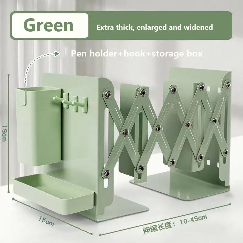 Scalable Folding Storage Desk Organizer Pen Holder Bookshelf Office Accessories Books School Supplies
