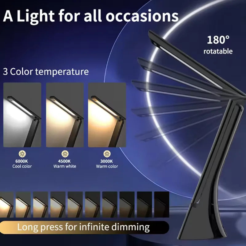 15W Wireless Charger Stand LED Desk Table Lamp With Alarm Clock 3 Colors Dimmable Desk Light Fast Charging Station for iPhone