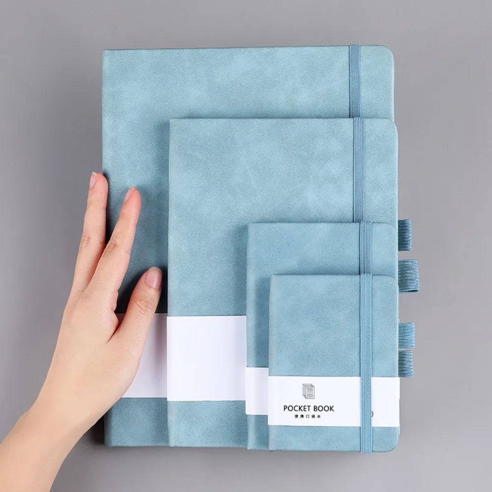 Sketchbook A6/A7 A6/A7 Pocket Notepad with Elastic Band Portable Portable Mini Notebook Anti Ink Leakage 5 Colors Taking Notes