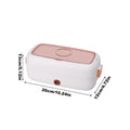 Lunch Box Fast Heating USB Rechargeable Leak Proof Electric Portable Lunch Box Warmer for Men Women Kids Home Kitchen School
