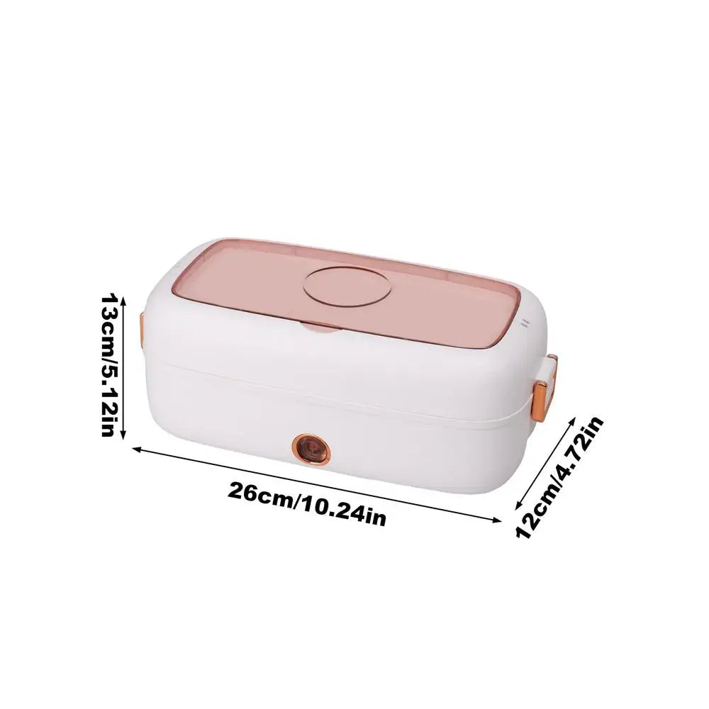 Lunch Box Fast Heating USB Rechargeable Leak Proof Electric Portable Lunch Box Warmer for Men Women Kids Home Kitchen School