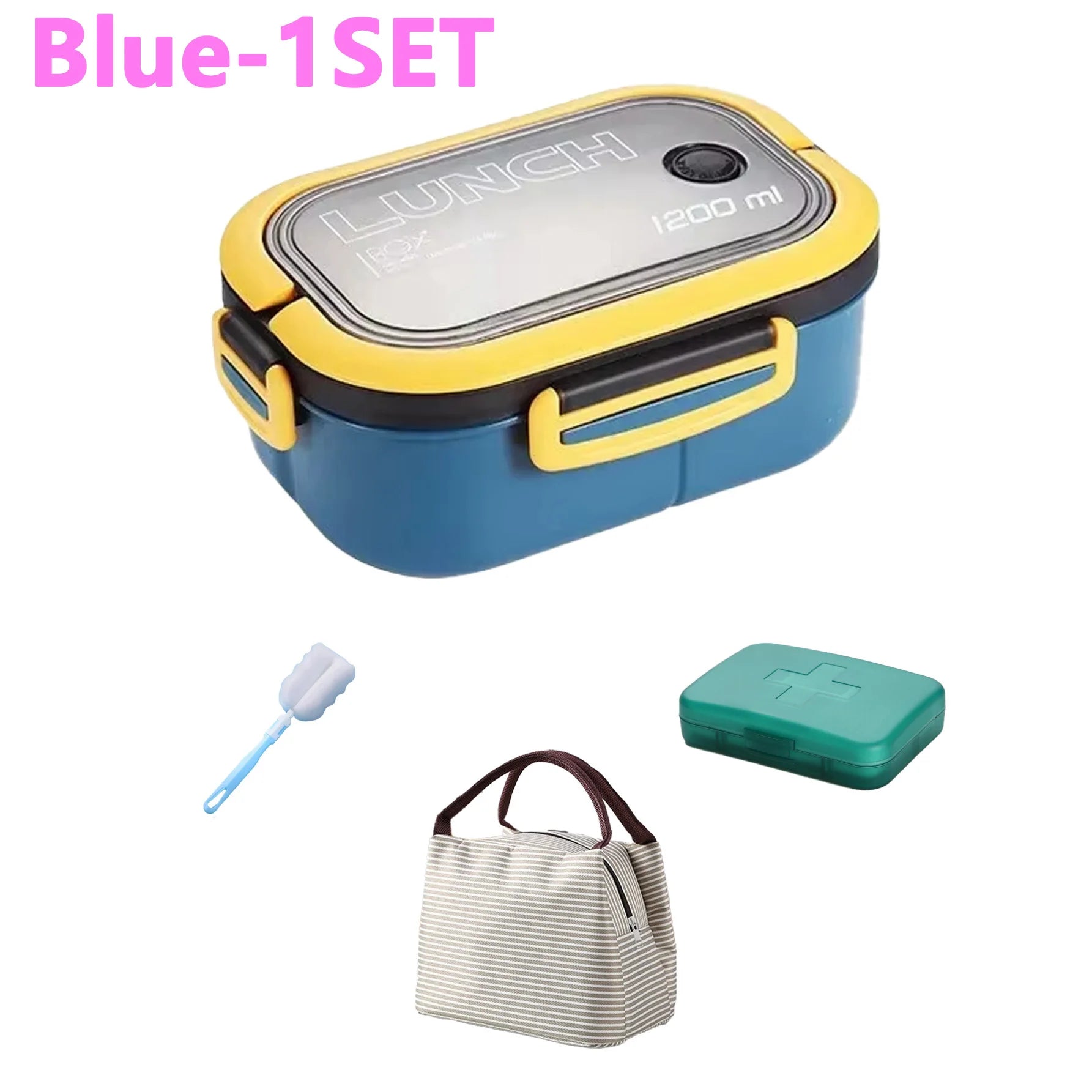 Cute Lunch Box For Kids Compartments Microwae Bento Lunchbox Children Kid School Outdoor Camping Picnic Food Container Portable