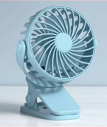 Desktop Fan Clip-on USB Rechargeable Table Type Portable Mini Desk Fan Hanging Clip Fan Night Light Air Cooler Outdoor Fans