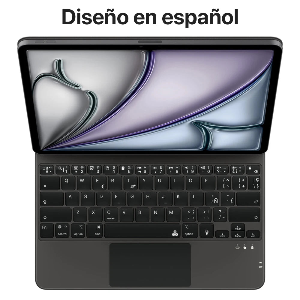 Wireless keyboard for iPad Pro 11 10.9 Air 4 Air 5 for iPad 11th 10th Generation Pro 12.9 6th 5th 4th 3rd Gen 13 M4 Smart Covers