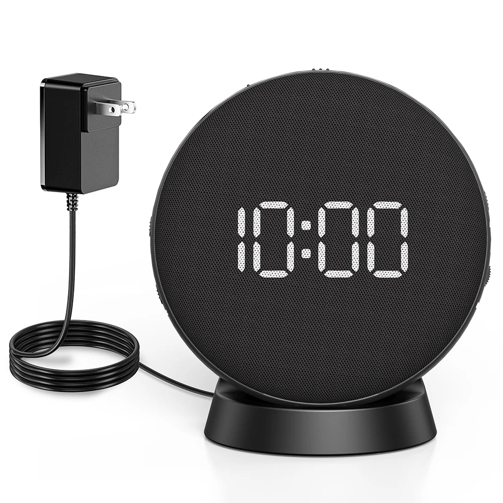 Awakening Alarm Clock Loud Bed Shaker Vibrating Alarm Clock for Hearing Impaired Heavy Sleeper Teens Wireless Magnetic Charging