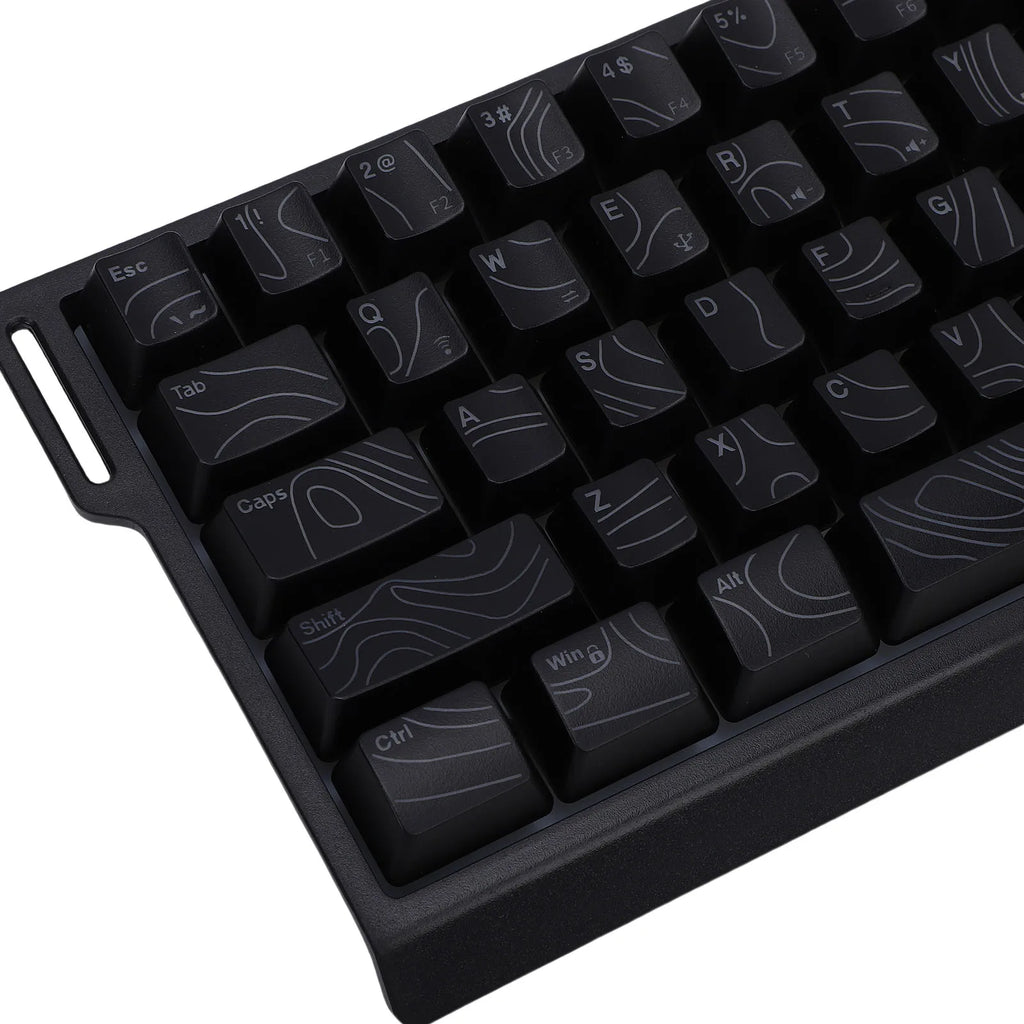 Wireless Keyboard 61 Key Triple Mode 2.4G USB Bluetooth with RGB Backlit Ribbon 60 Percent Portable for Gaming Rechargeable