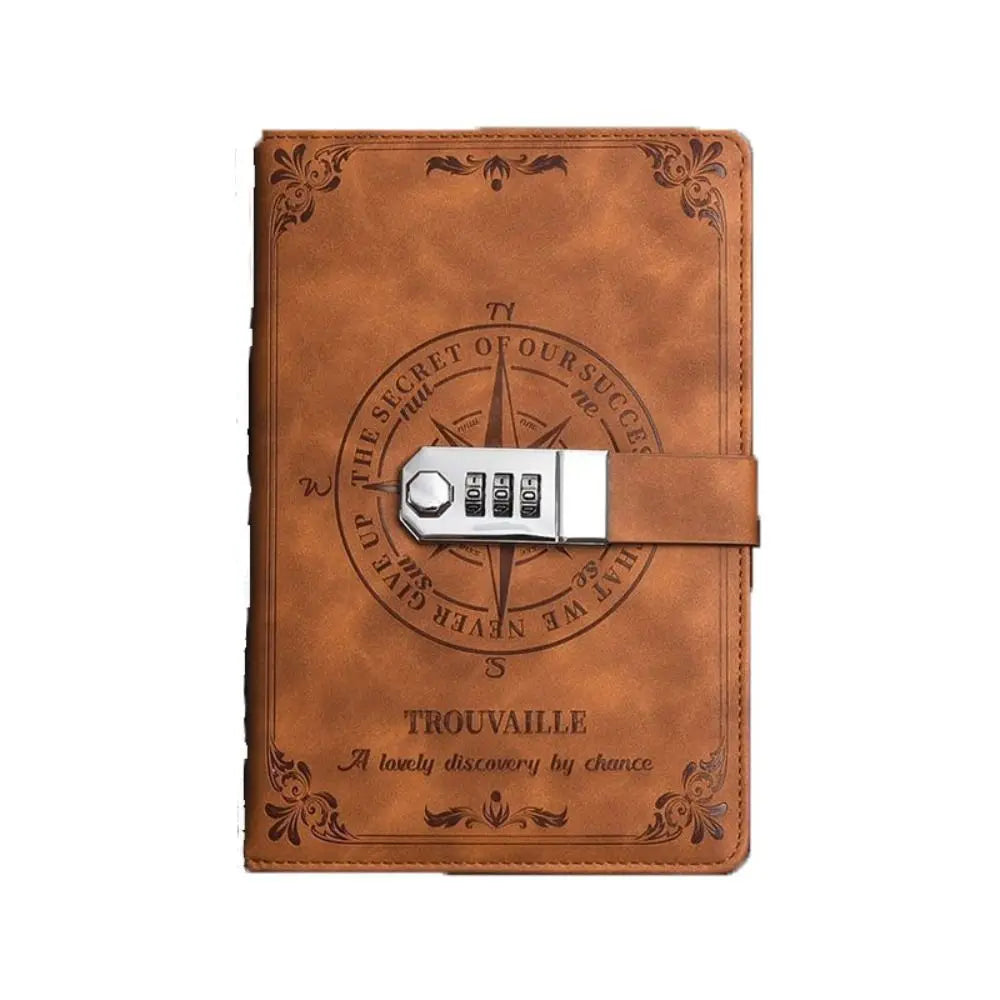 Stationery 200-Page Password Notebook A5 Retro Personal Notepad Thickened Smooth Writing Hand Ledger Office