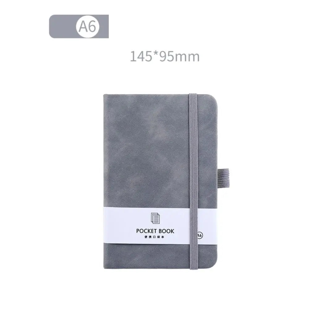 Sketchbook A6/A7 A6/A7 Pocket Notepad with Elastic Band Portable Portable Mini Notebook Anti Ink Leakage 5 Colors Taking Notes