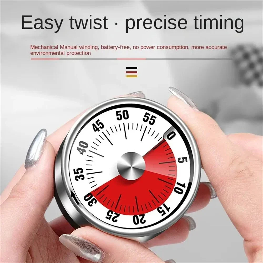 1pc Visual Timer Mechanical Countdown Timers Kitchen Classroom Baking Clock For Teaching Meeting Cookin Working