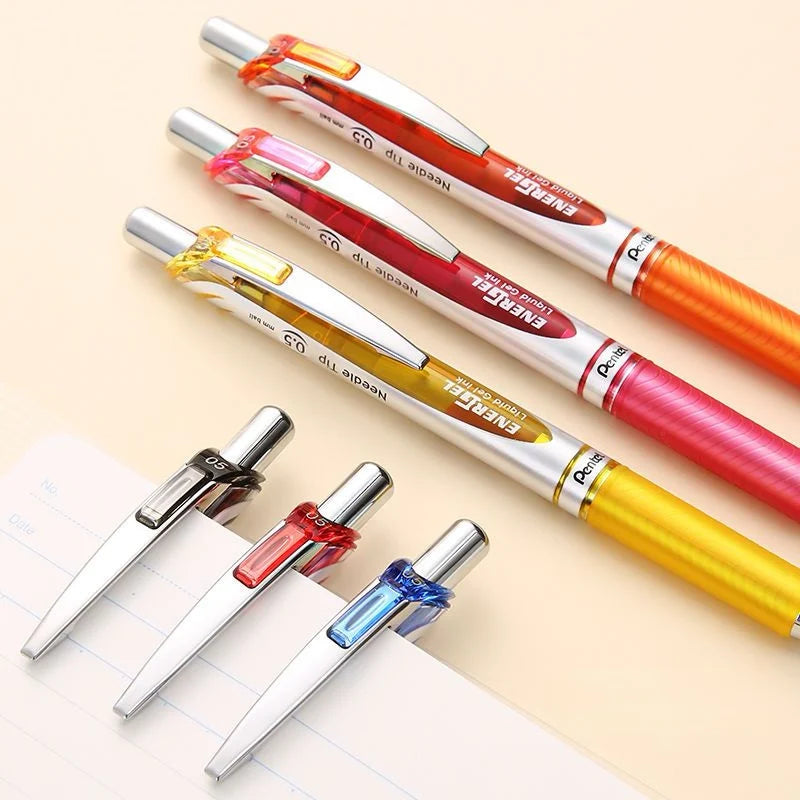 Pentel  BLN75 Gel Pen 20th Anniversary Smooth And Quick-drying Press Water Pen For Students With 0.5mm Japanese Stationery