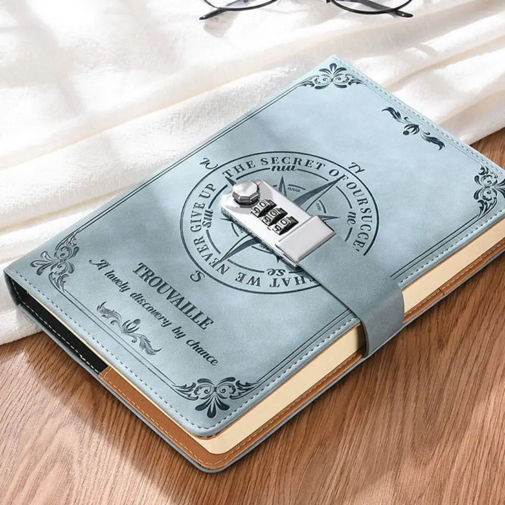 Stationery 200-Page Password Notebook A5 Retro Personal Notepad Thickened Smooth Writing Hand Ledger Office