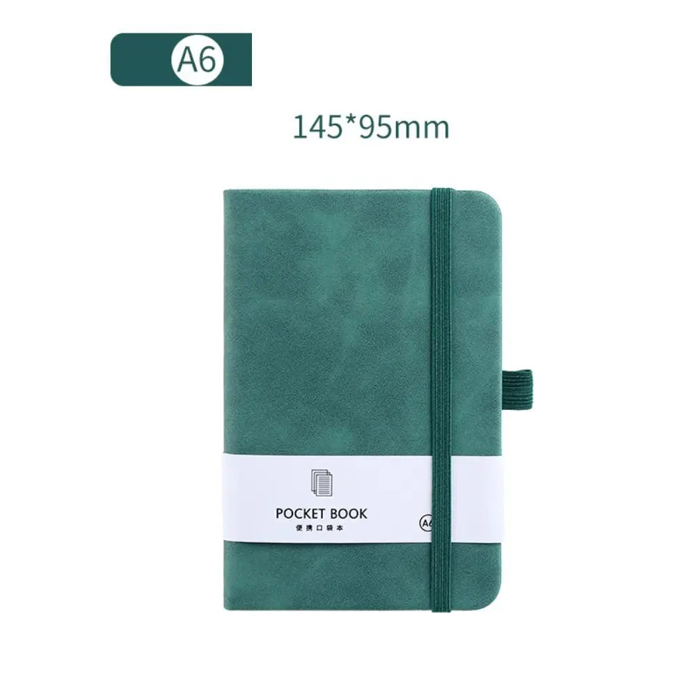 Sketchbook A6/A7 A6/A7 Pocket Notepad with Elastic Band Portable Portable Mini Notebook Anti Ink Leakage 5 Colors Taking Notes