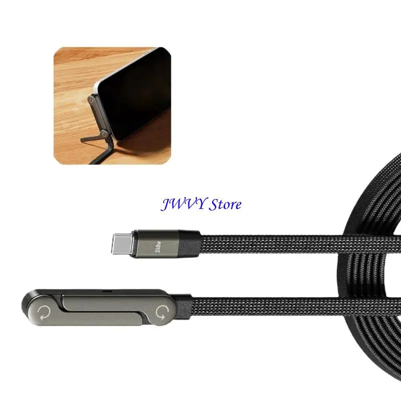 573A Phone Stand Chargers Cable 240W/65W Type C/USB Cable Highly power Output For Desk
