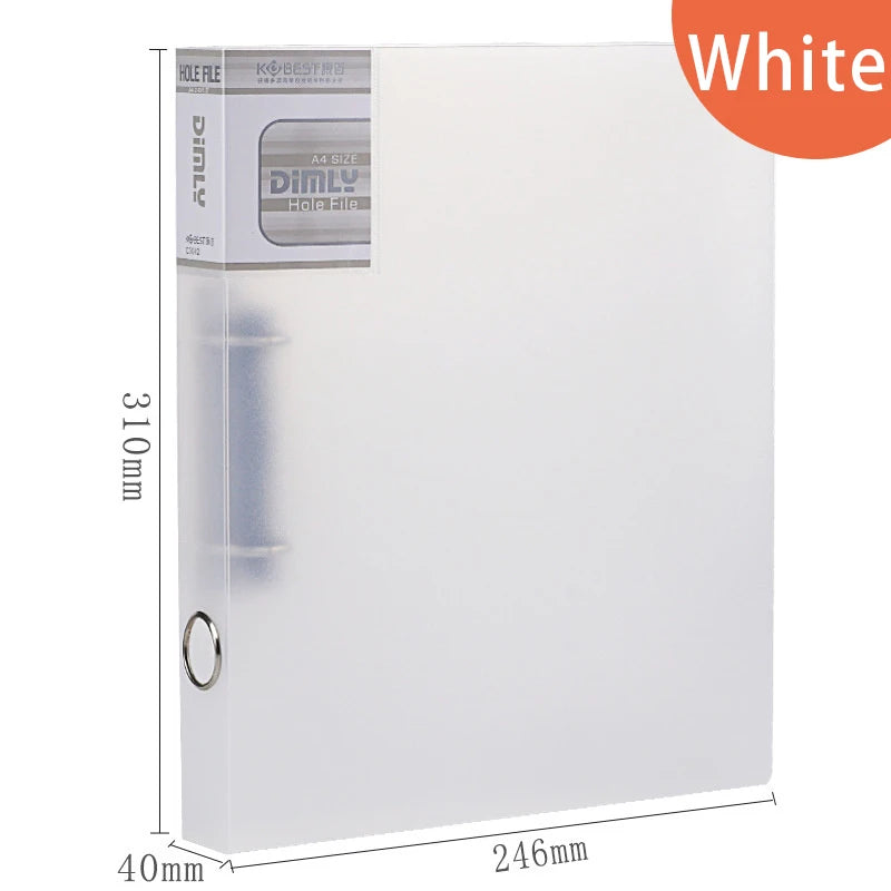 Desk Organizer Clip For Documents A4 Loose-leaf Binder File Folder Binder Stationery Organizer School Office Organizer