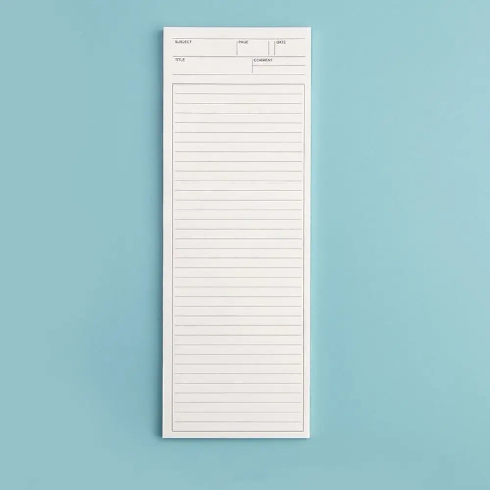 Multi-functional Non-sticky Long Notepad 50 Sheets Stationery Note Paper Writing Note Gift