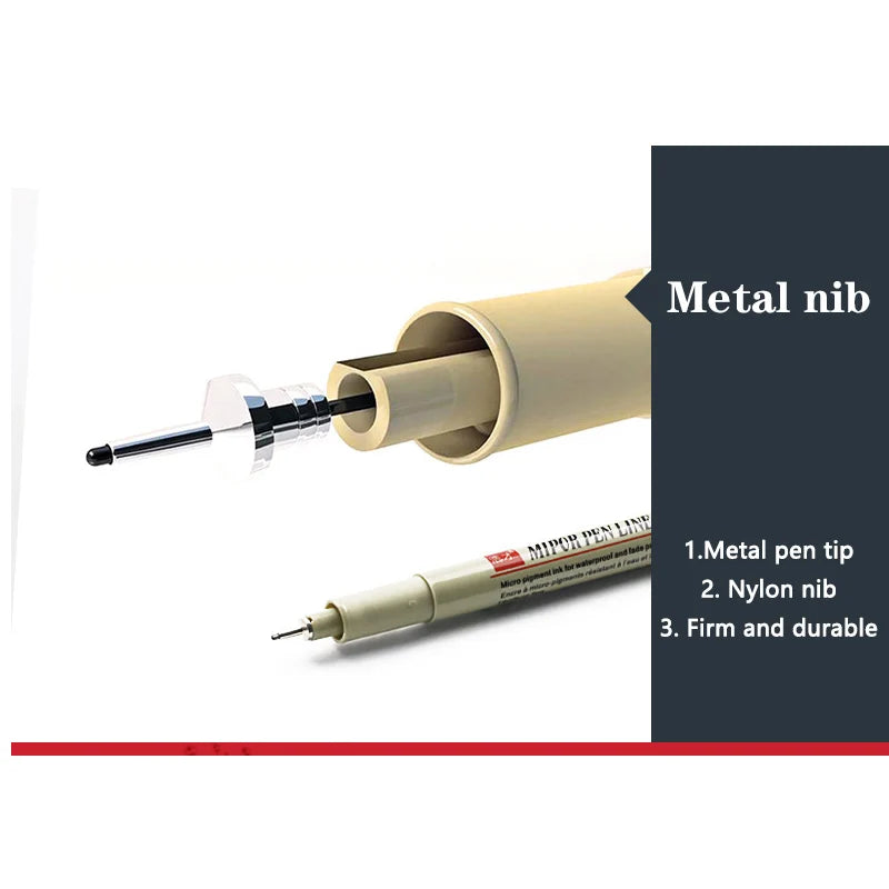 Manga Markers Needle Pen Art Hand-painted Hook Line Pen Sketch Pens Stationery Set Art Supplies School Supplies Art Sakura Pen