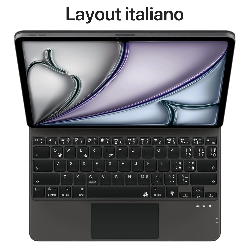 Wireless keyboard for iPad Pro 11 10.9 Air 4 Air 5 for iPad 11th 10th Generation Pro 12.9 6th 5th 4th 3rd Gen 13 M4 Smart Covers