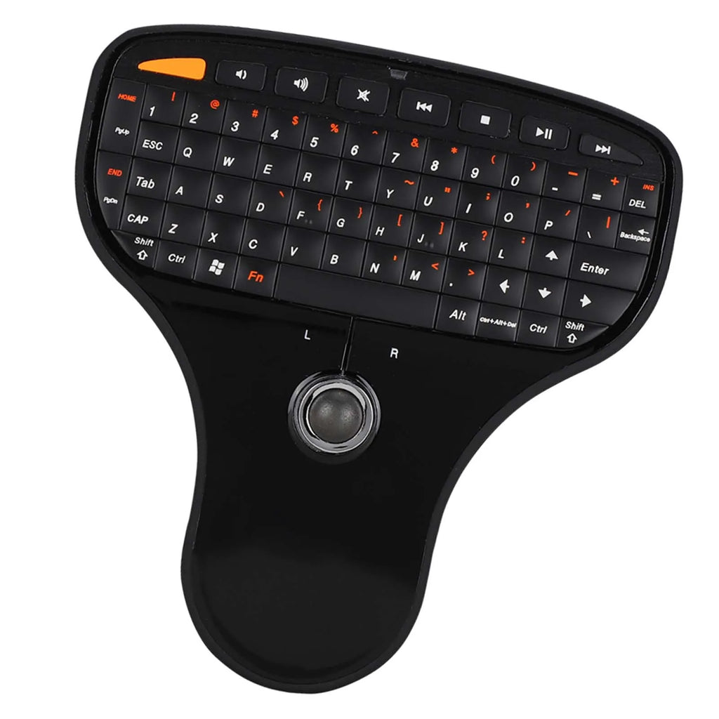 Wireless Keyboard N5901 QWERTY Keyboard Trackball 2.4G Wireless Mini USB MultiMedia Keyboard for TV Computer Trackball Keyboard