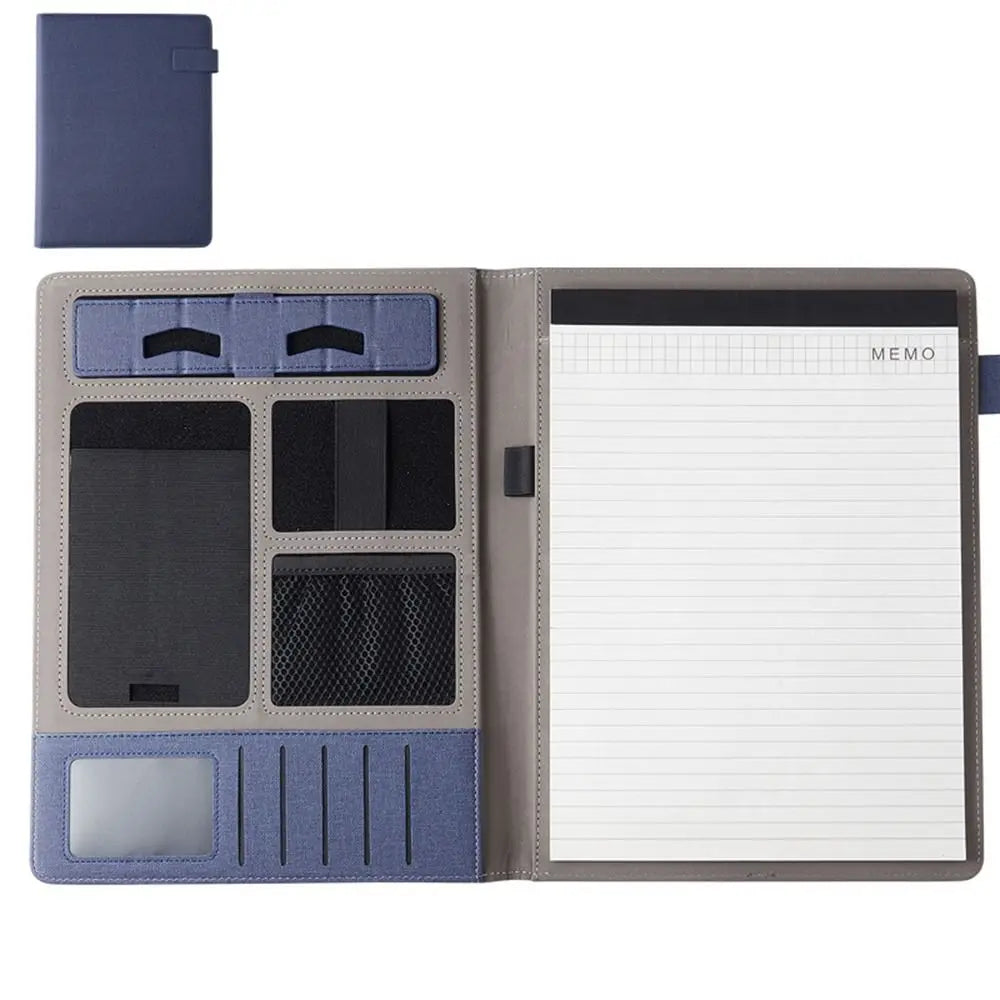 Negotiations Notepad A4 Conference Folder Memo Clipboard Contract File Folder Business Clipboard Leather Signature Board