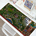 Heroes of Might And Magic Mousepad Pc Gamer Computer Keyboard Carpet Rubber Laptop Desk Mat LOL CS GO Dywan Cute Mouse Pad.