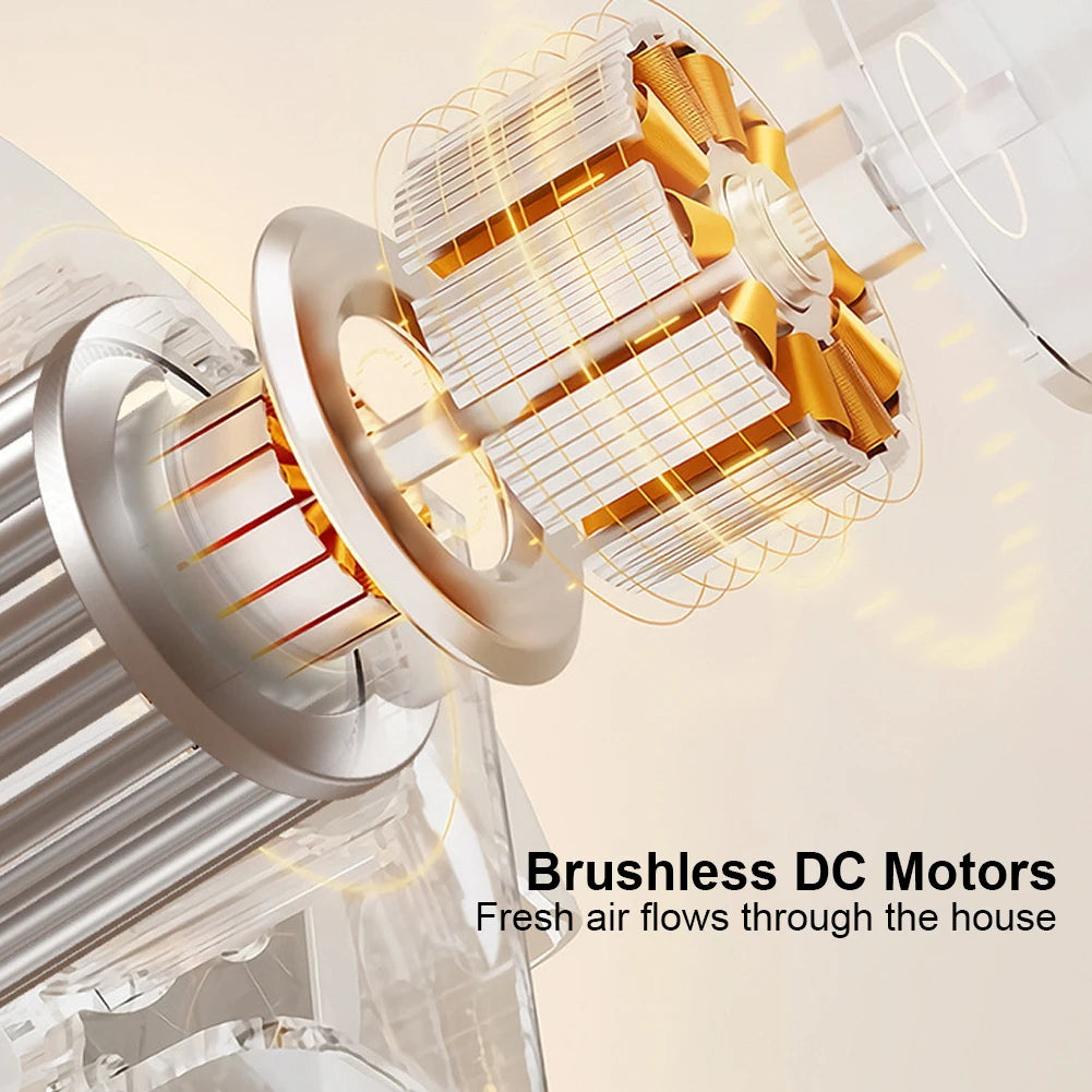 Tower Fan USB Charging Electric Vertical Fan Bladeless Summer Fan Wireless Desk Fan for Home Bedroom