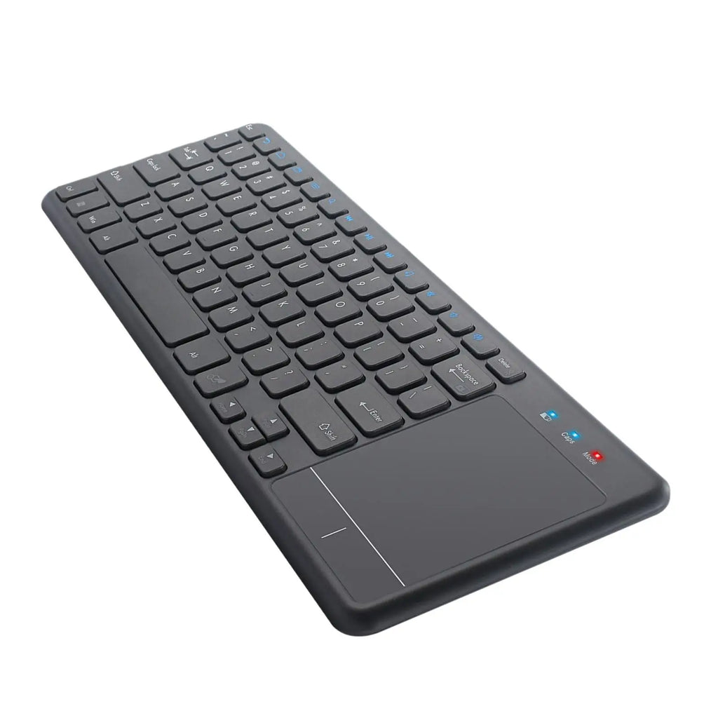 Wireless Keyboard Built in Trackpad Durable Lightweight 2.4G 78 Key Kaypad Portable for Laptop Computer Desktop Smart TV Tablet
