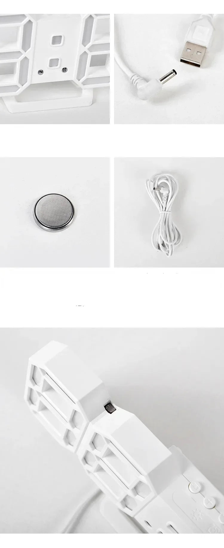 Digital Wall Clock Desk Watches Electronic Alarm Modern Home Decoration for Bedroom Decor Interior Led Table Clocks Living Room