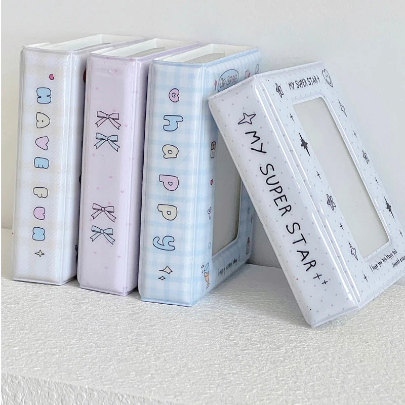 Korean Ins Style Cartoon One-Grid Card Album Envelope-Inspired Photocard Binder for Kpop Idol Collectors