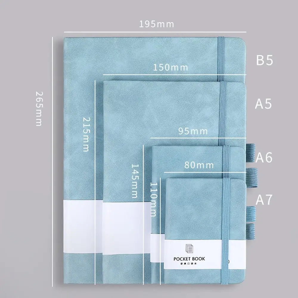 Sketchbook A6/A7 A6/A7 Pocket Notepad with Elastic Band Portable Portable Mini Notebook Anti Ink Leakage 5 Colors Taking Notes