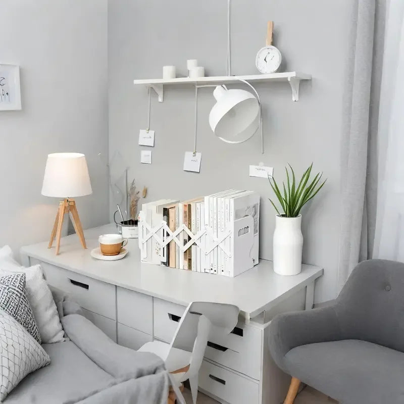 Scalable Folding Storage Desk Organizer Pen Holder Bookshelf Office Accessories Books School Supplies