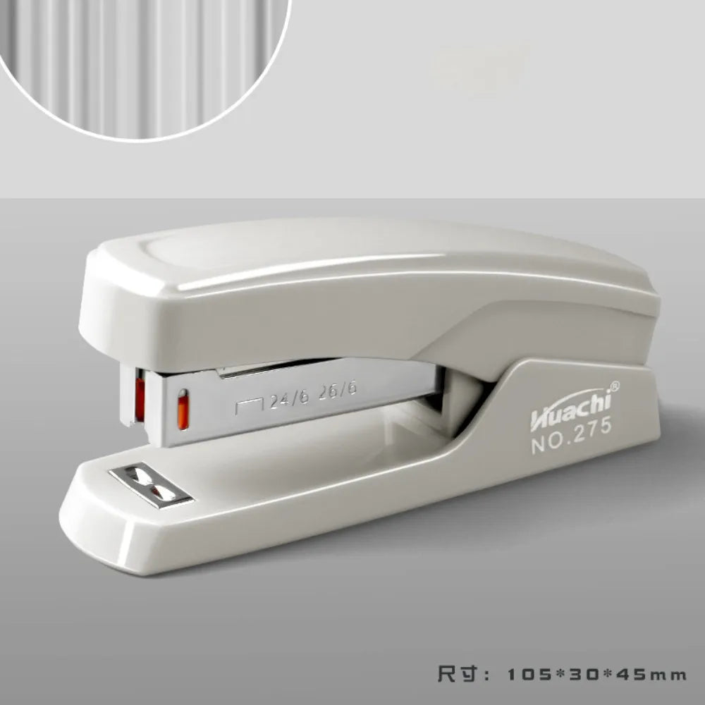 Stapling Tools Labor-Saving Stapler Hand Tools Portable Paper Stapling Machine Metal Grey/Black Staplers for Desk Stationery