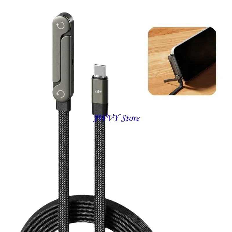 573A Phone Stand Chargers Cable 240W/65W Type C/USB Cable Highly power Output For Desk