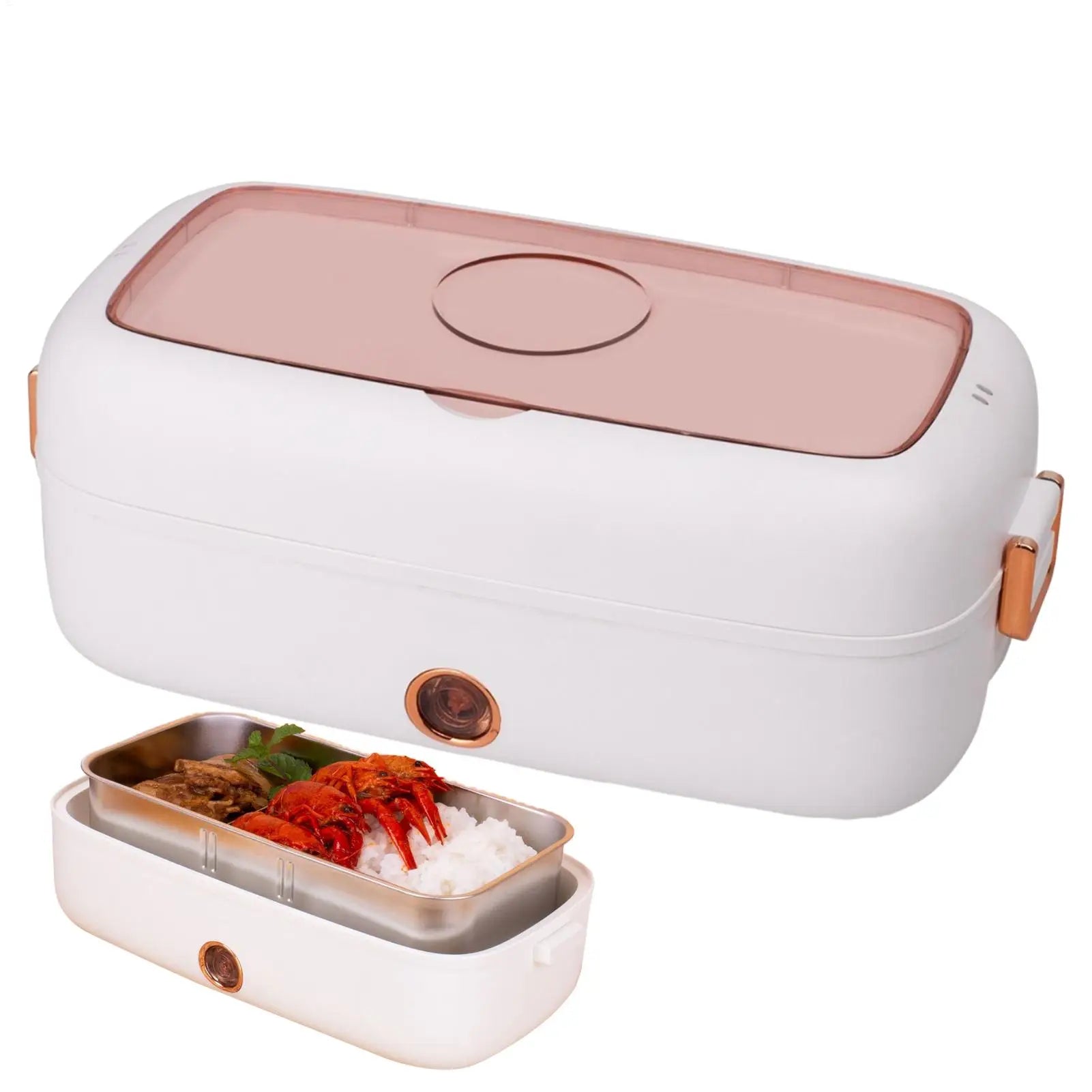 Lunch Box Fast Heating USB Rechargeable Leak Proof Electric Portable Lunch Box Warmer for Men Women Kids Home Kitchen School