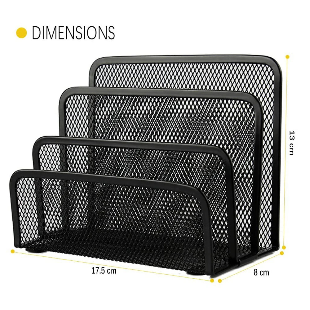 Desktop Book Holder Desk Organizer Paper Organizer Desk Mail Organizer Letter Organizer Metal Bookend Bookends File Holders