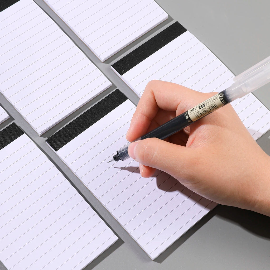 5/10 Volumes A7 Note Pads, 30 Horizontal Lines Note