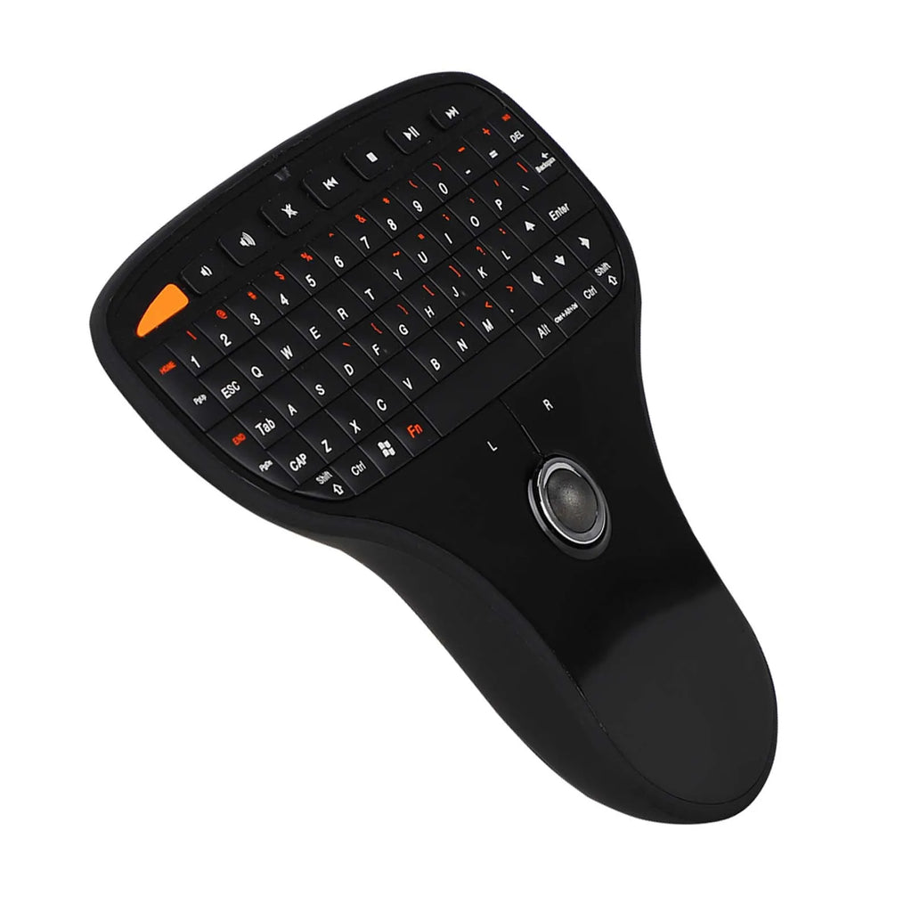 Wireless Keyboard N5901 QWERTY Keyboard Trackball 2.4G Wireless Mini USB MultiMedia Keyboard for TV Computer Trackball Keyboard