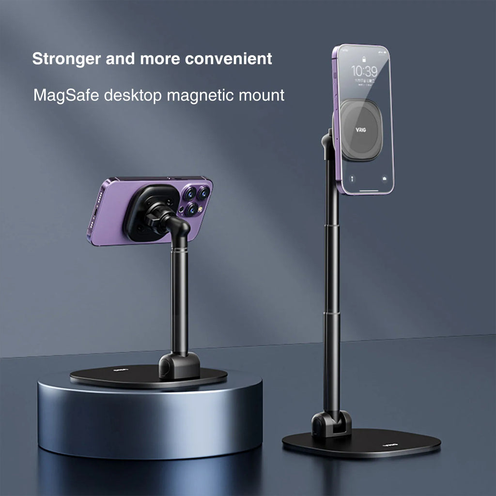 UURig VRig Desk Wireless Charging Magnetic Phone Stand for Office/Home for Magsafe iPhone 16 15 14 13 12 Androi HUAWEI Xiaomi