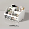 Office Desktop Storage Box Organizer Transparent Small Drawer Storage Cabinet Student Desk Stationery Sundries Organizer Boxes