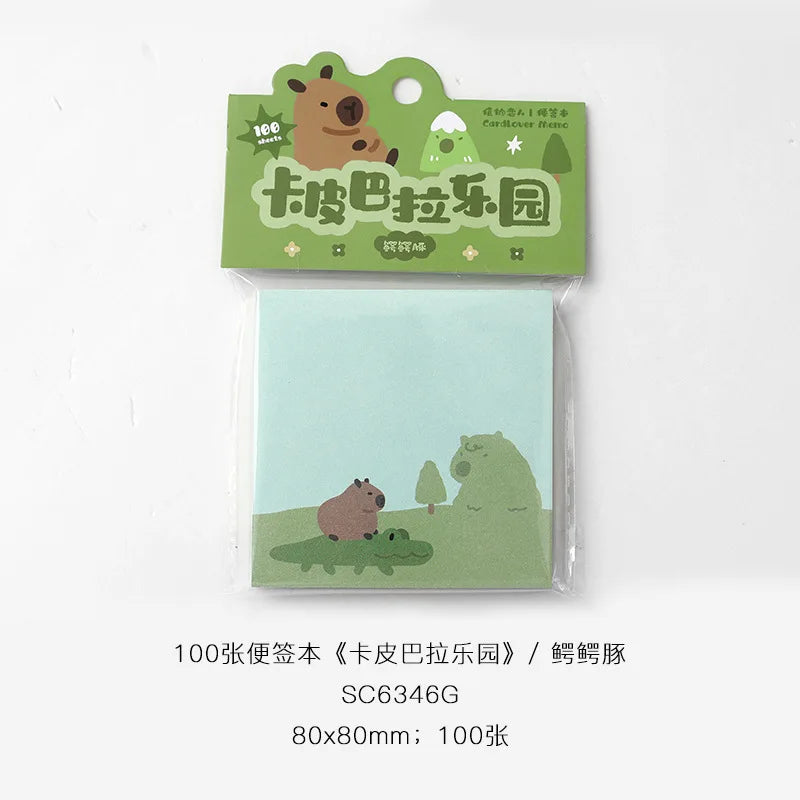 100 pcs/pack Kawaii Cartoon Loose leaf memo pad to do list notepad