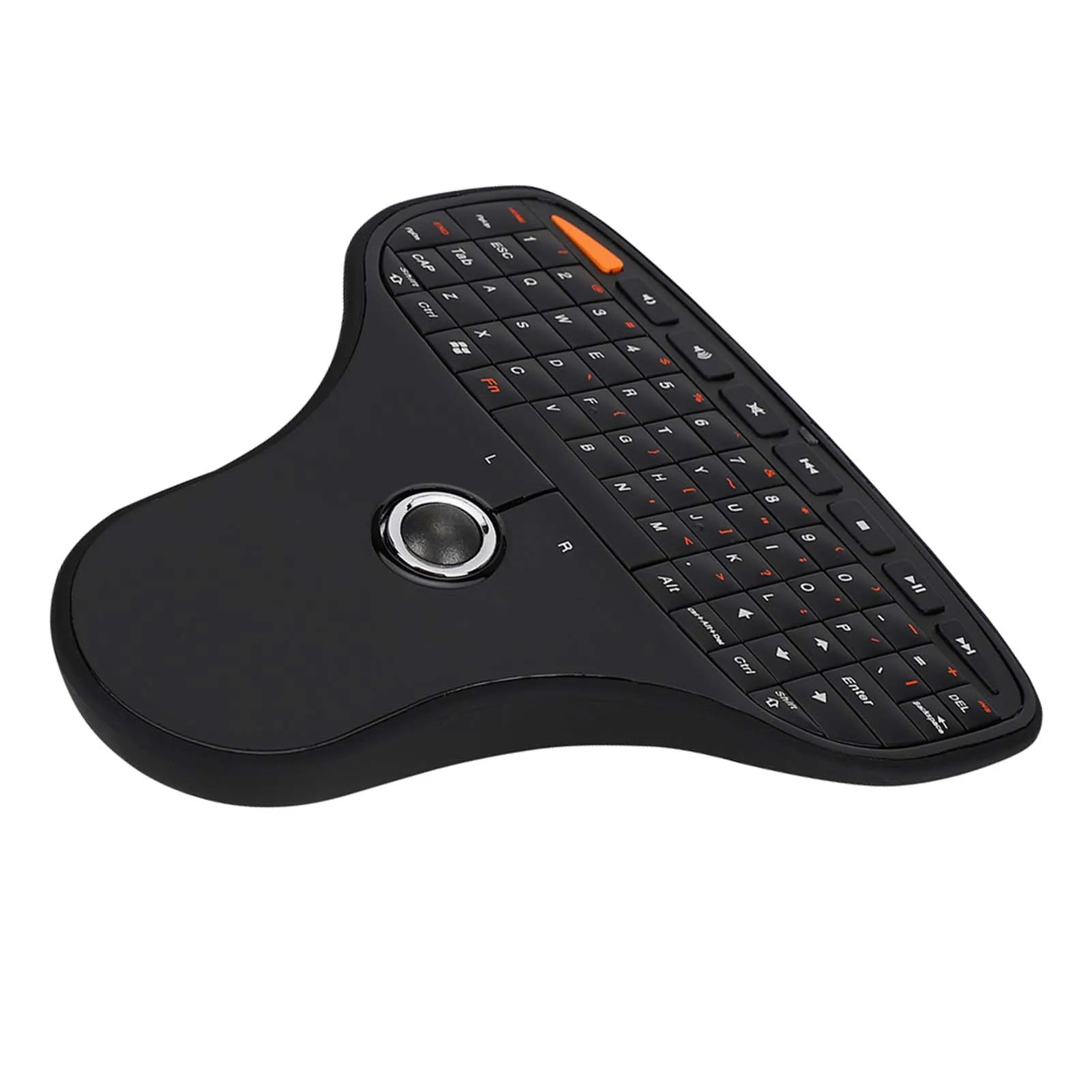 Wireless Keyboard N5901 QWERTY Keyboard Trackball 2.4G Wireless Mini USB MultiMedia Keyboard for TV Computer Trackball Keyboard