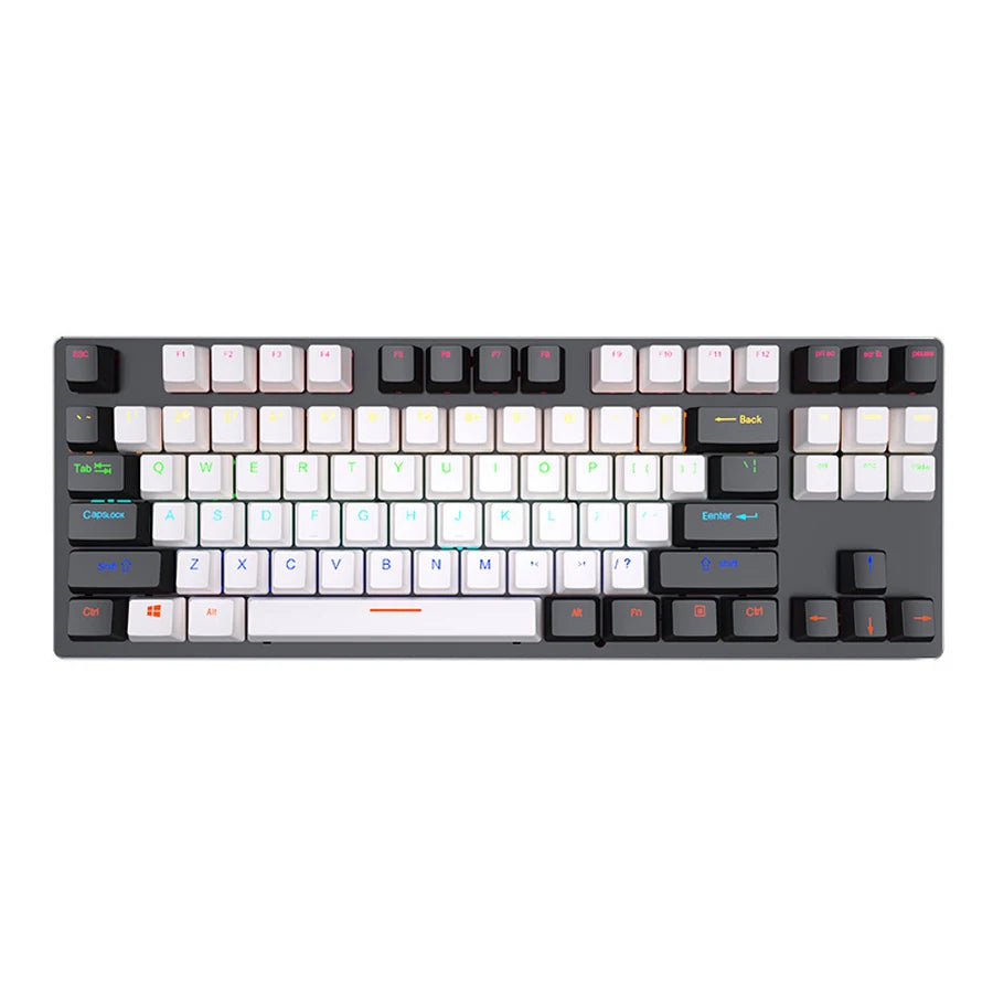 Backlit Gaming Mechanical Keyboard Gamer Mechanic Kit RGB PC USB Wired Keypad Keybord Ergonomic Computer Key Board Mini Teclado