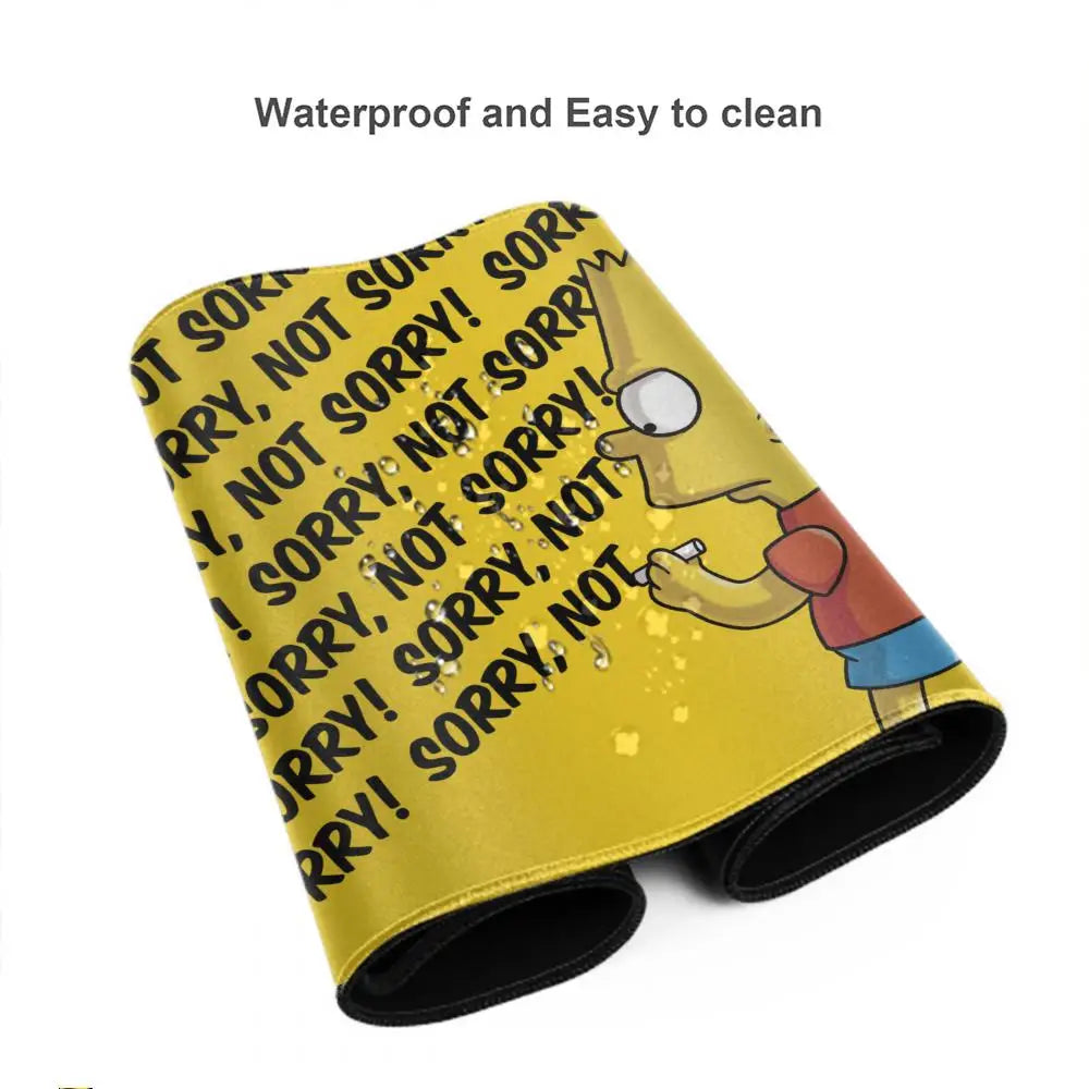 Cute Cartoon The S-Simpsons Mouse Pad Keyboard Mousepad large 1200X600 mm Desk Mat PC Gamer Office Carpet Home Table pad