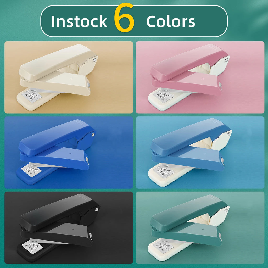 24/6 Staples Durable Stapler Swivel Stapler Manual Office Paper Binding Tool Stapling Machine