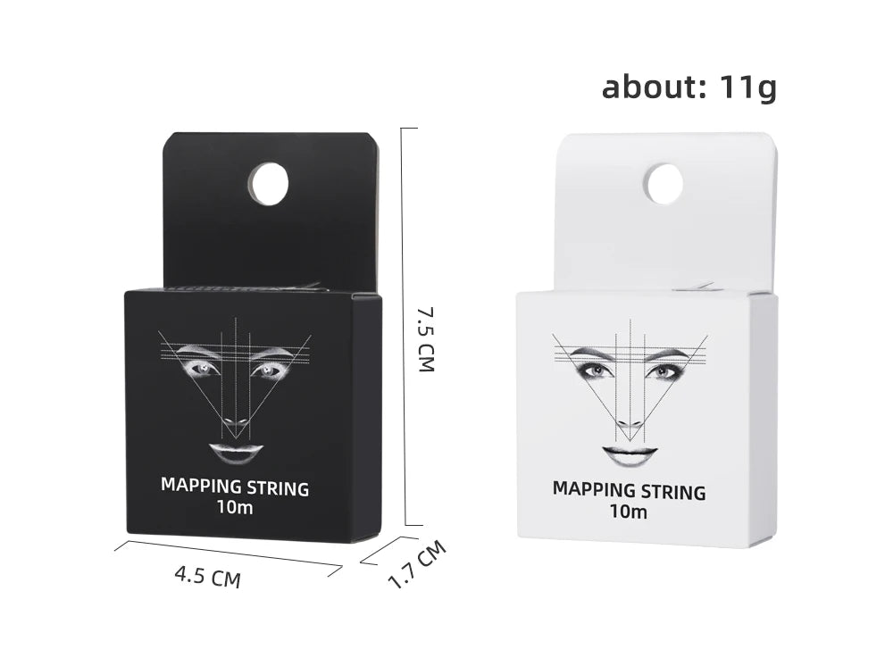 Marker Thread Tattoo Brows Tattoo Thread Eyebrow Semi Permane Ruler Auxiliary Line Drawing With Ink Positioning Mapping Line
