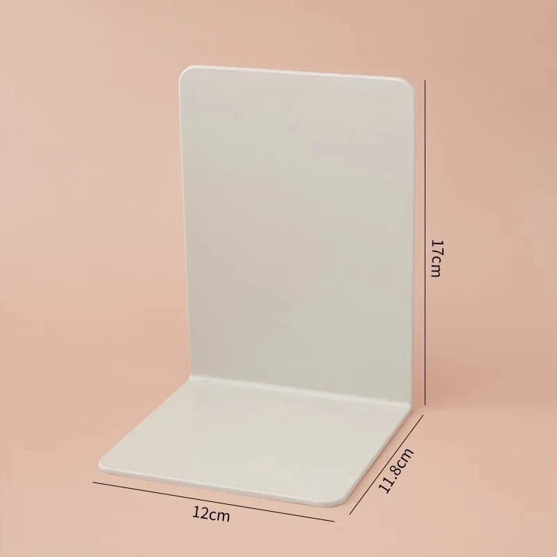 Desktop Organizer L-shaped Desk Bookends Durable Display Book Stand Simple INS Book Support Rack Minimalism